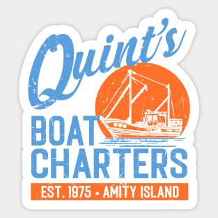 Quint's Boat Charters Sticker